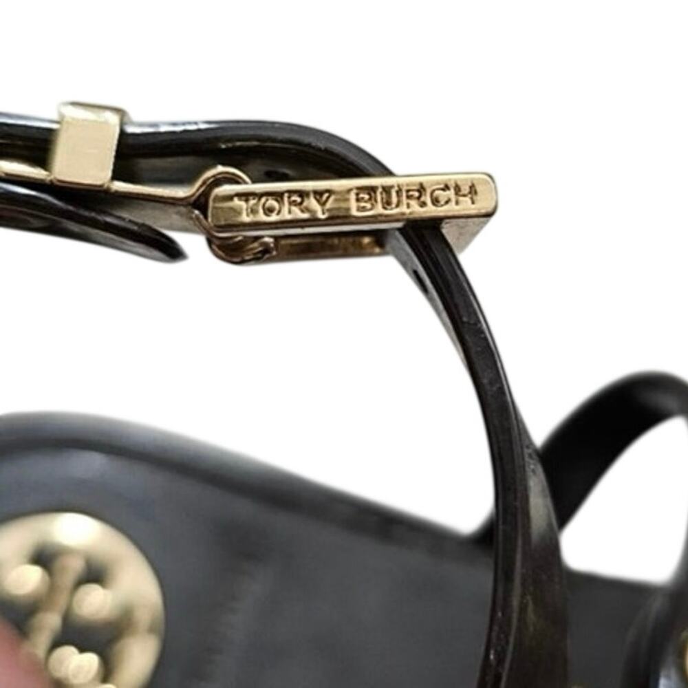 Tory Burch Vaughn Jelly Gladiator Sandals chocolate brown strappy thongstyle 9.5 - Picture 4 of 5